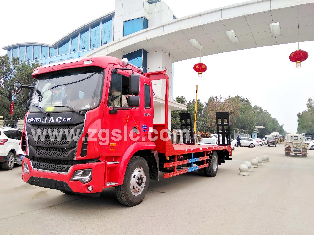 程力江淮K5單橋平板運(yùn)輸車黃牌（國(guó)五）