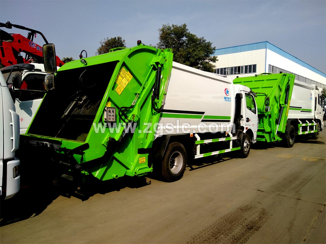 東風(fēng)大多利卡8方壓縮垃圾車_壓縮垃圾車餐廚配置
