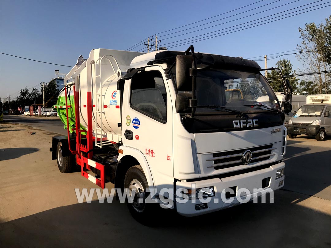 東風大多利卡6方餐廚垃圾車_餐廚垃圾車多少錢一輛？