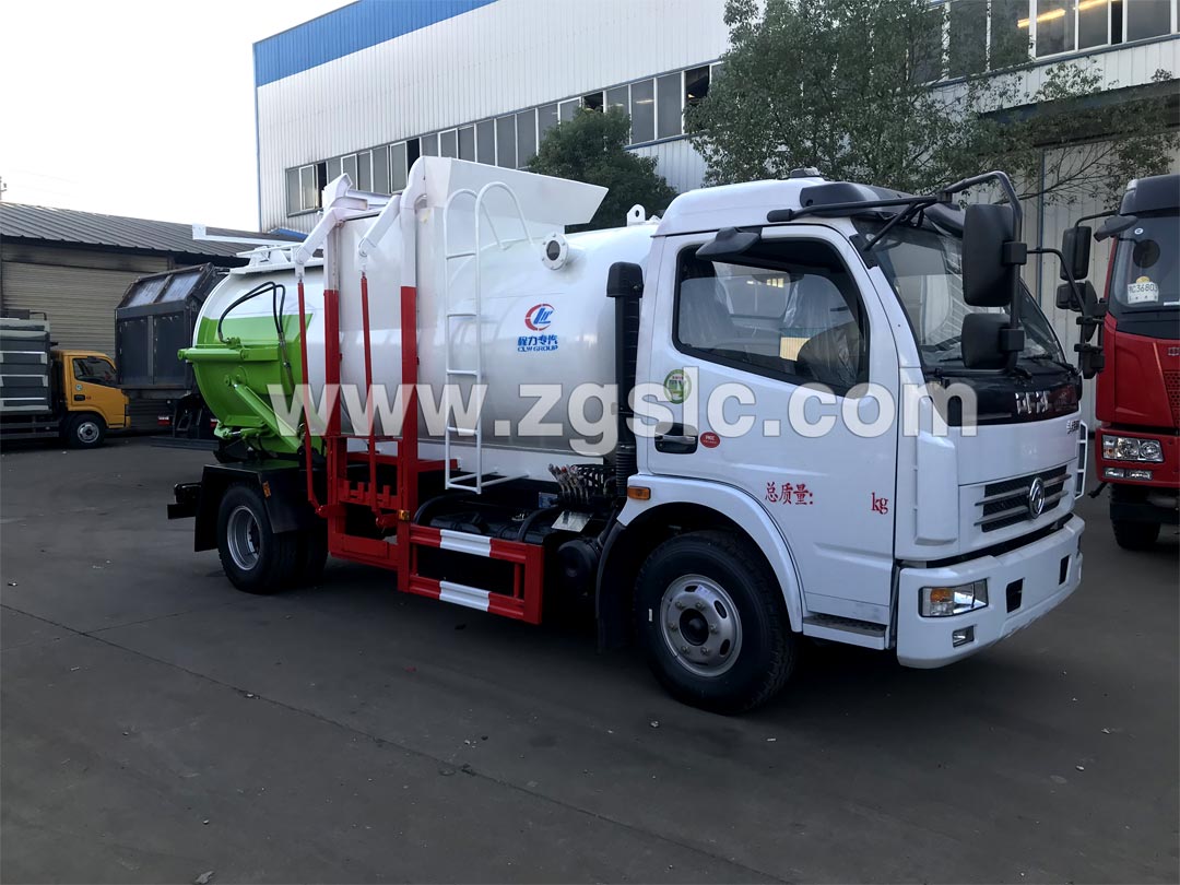 東風大多利卡6方餐廚垃圾車_多利卡D7餐廚垃圾車能做到幾方