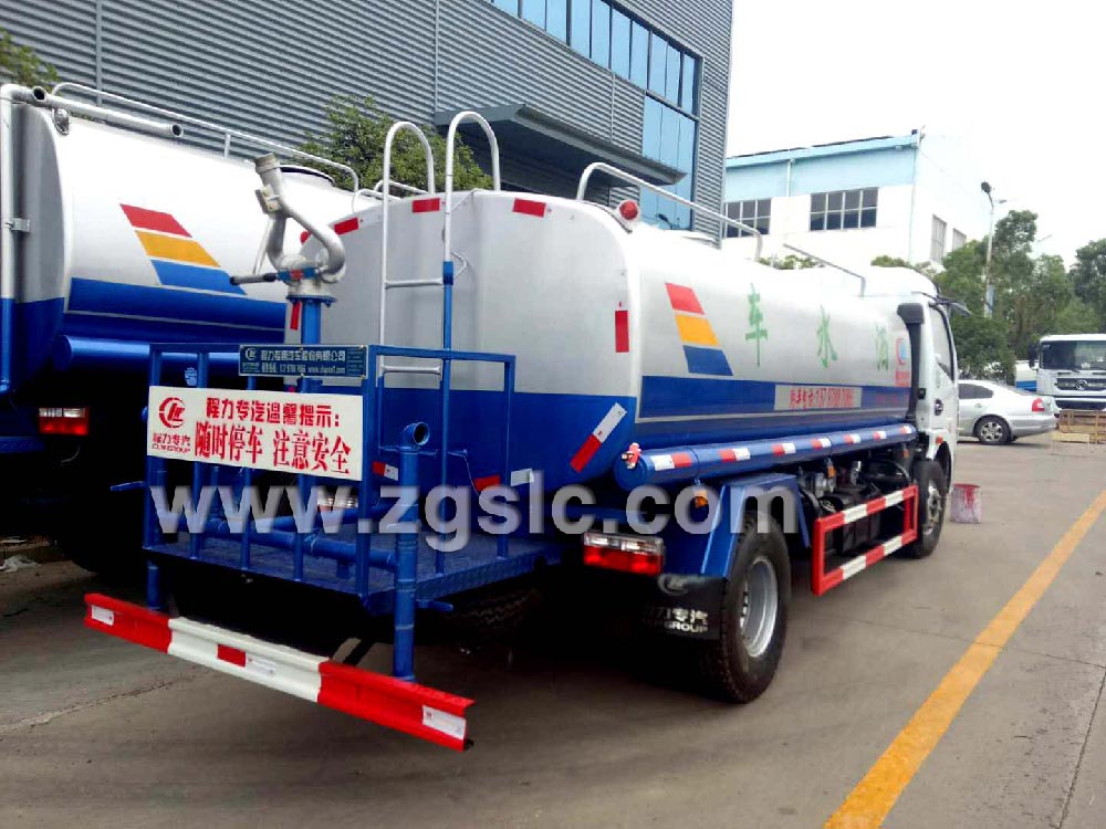 程力東風(fēng)大多利卡8.5方灑水車黃牌（國五）