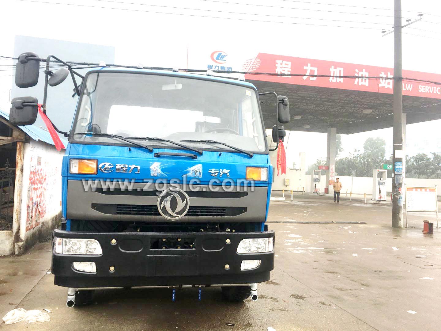 程力12方老款東風145灑水車黃牌（國五）