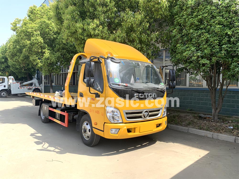 福田奧鈴一拖二清障車藍牌（國五）