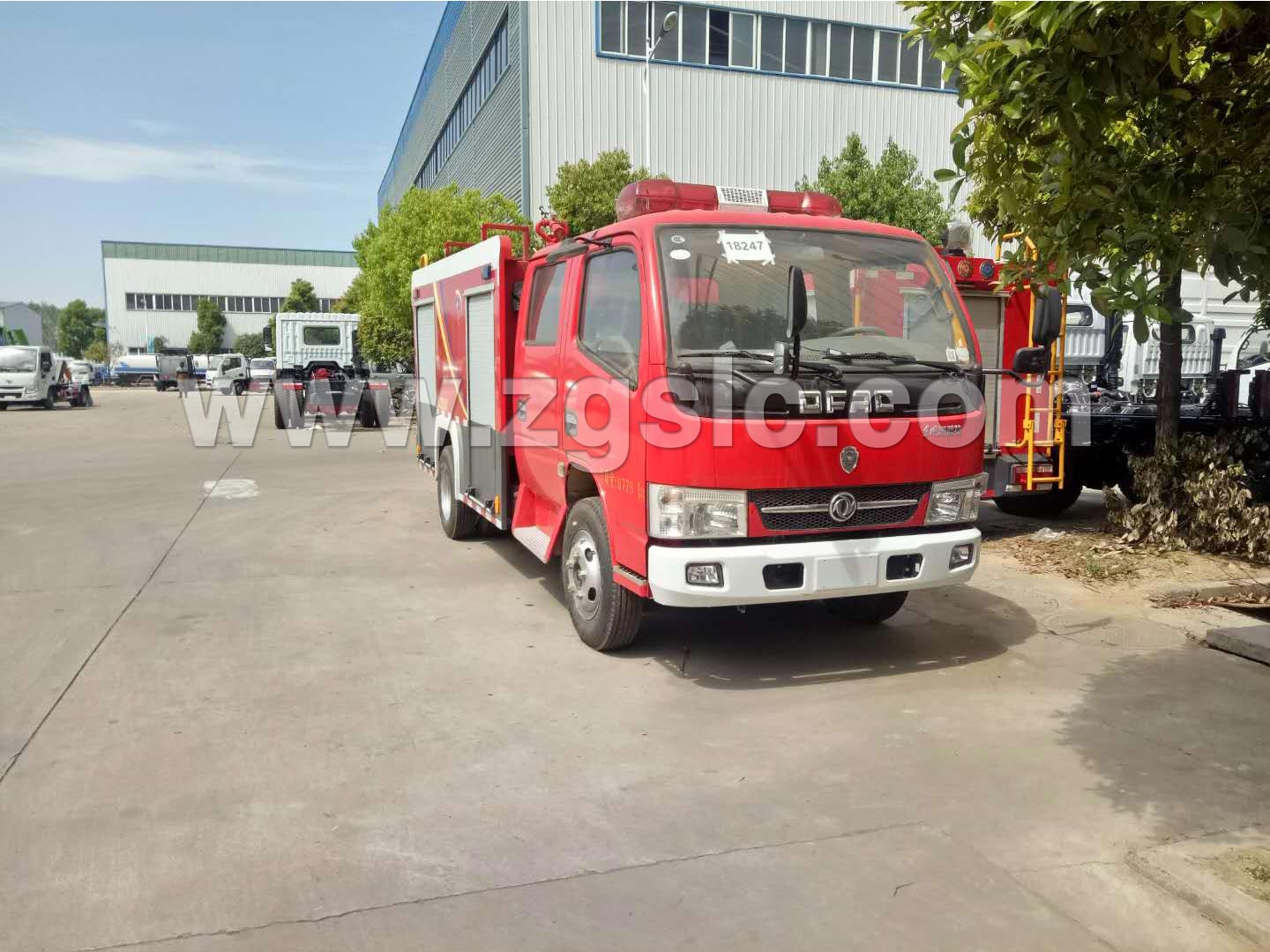 東風凱普特雙排水罐消防車 （國五）