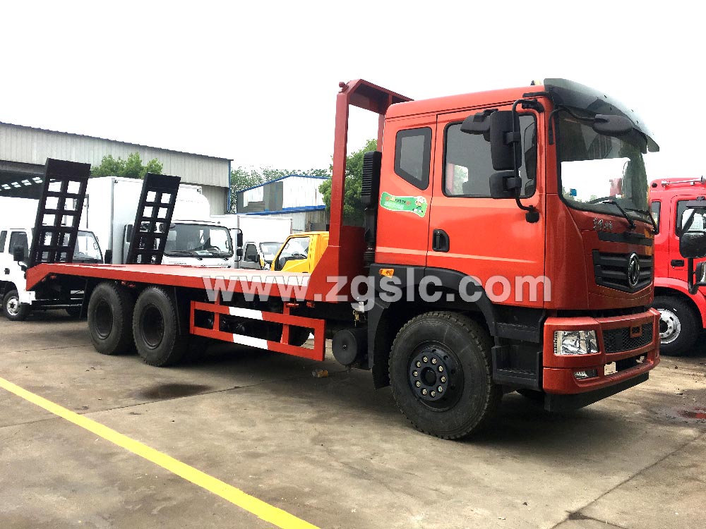 程力黃牌東風(fēng)特商后八輪平板運(yùn)輸車（國(guó)五）