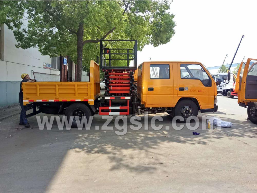 江鈴10米高空作業(yè)升降平臺車（國五）的價格