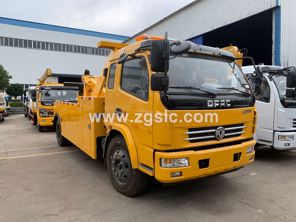 東風多利卡D8聯體一拖一清障車（國五）