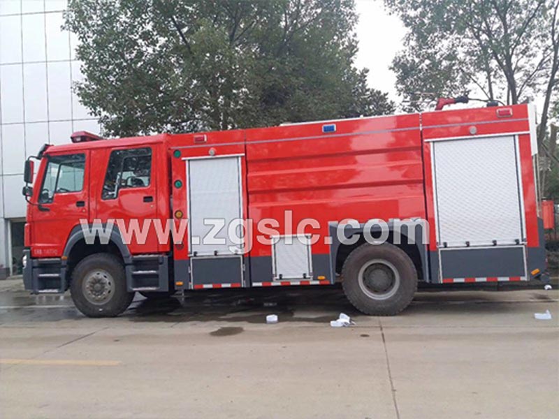 重汽T5G-5噸水罐消防車(chē)（國(guó)五）-那家便宜