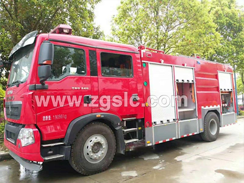 重汽T5G-5噸水罐消防車(chē)（國(guó)五）-那家質(zhì)量好