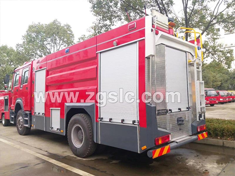 重汽T5G-5噸水罐消防車(chē)（國(guó)五）-廠家價(jià)格