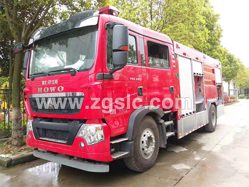 重汽T5G-5噸水罐消防車(chē)（國(guó)五）-廠家價(jià)格