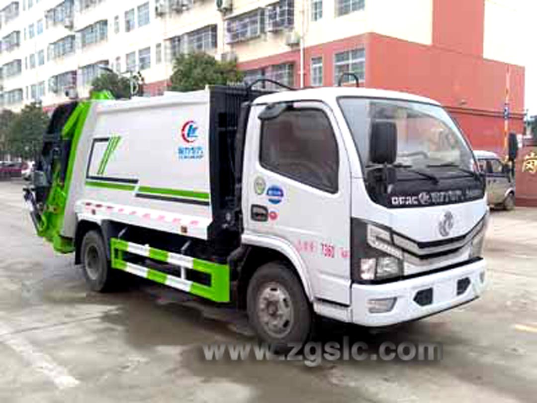 東風小多利卡壓縮垃圾車_國六壓縮垃圾車多少錢一輛？