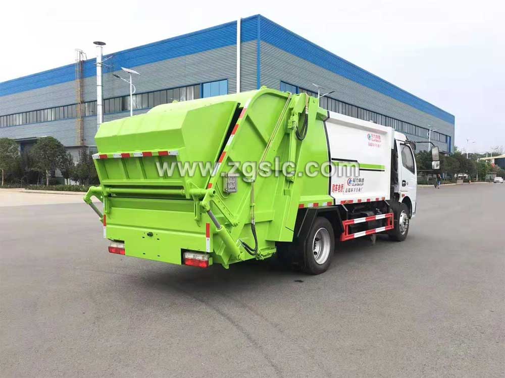 國六東風大多利卡壓縮垃圾車_國六壓縮垃圾車內飾