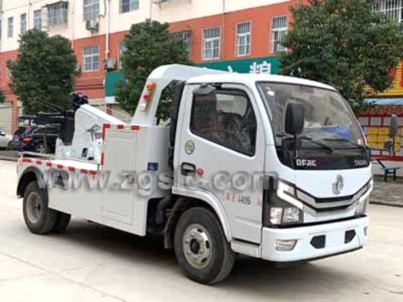 （國六）東風小多利卡拖吊連體清障車